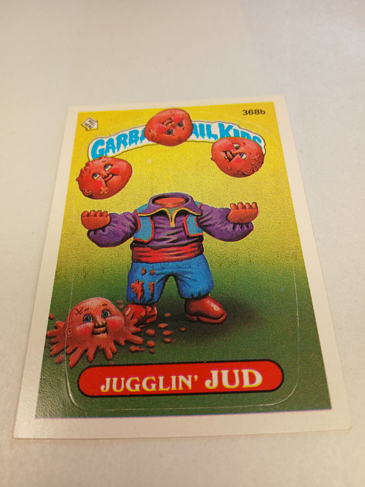 Garbage Pail Kids Topps 1987 Jugglin Jud #368b