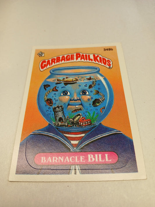 Garbage Pail Kids Topps 1987 Barnacle Bill #349b