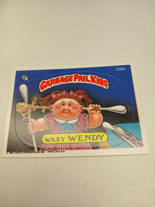 Garbage Pail Kids Topps 1987 Waxy Wendy #335b