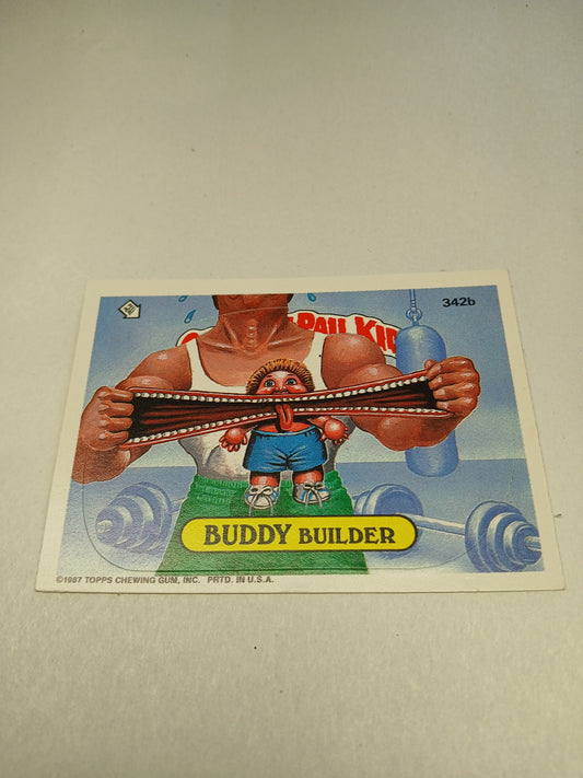 Garbage Pail Kids Topps 1987 Buddy Builder #342b