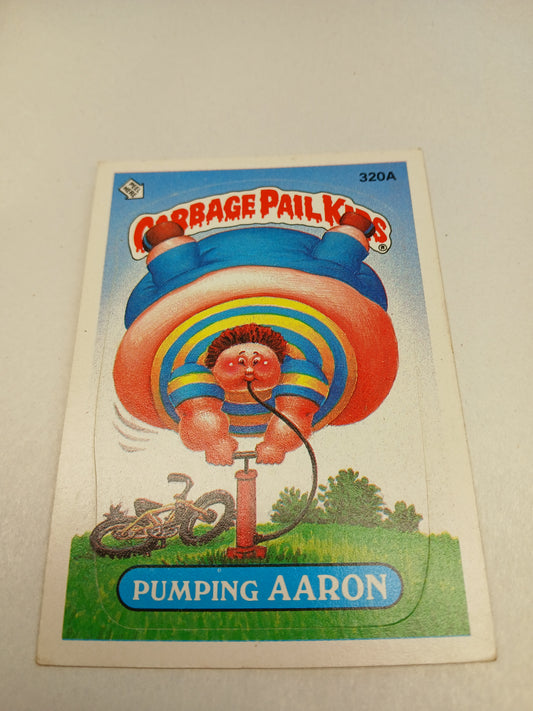Garbage Pail Kids Topps 1987 Pumping Aaron #320A