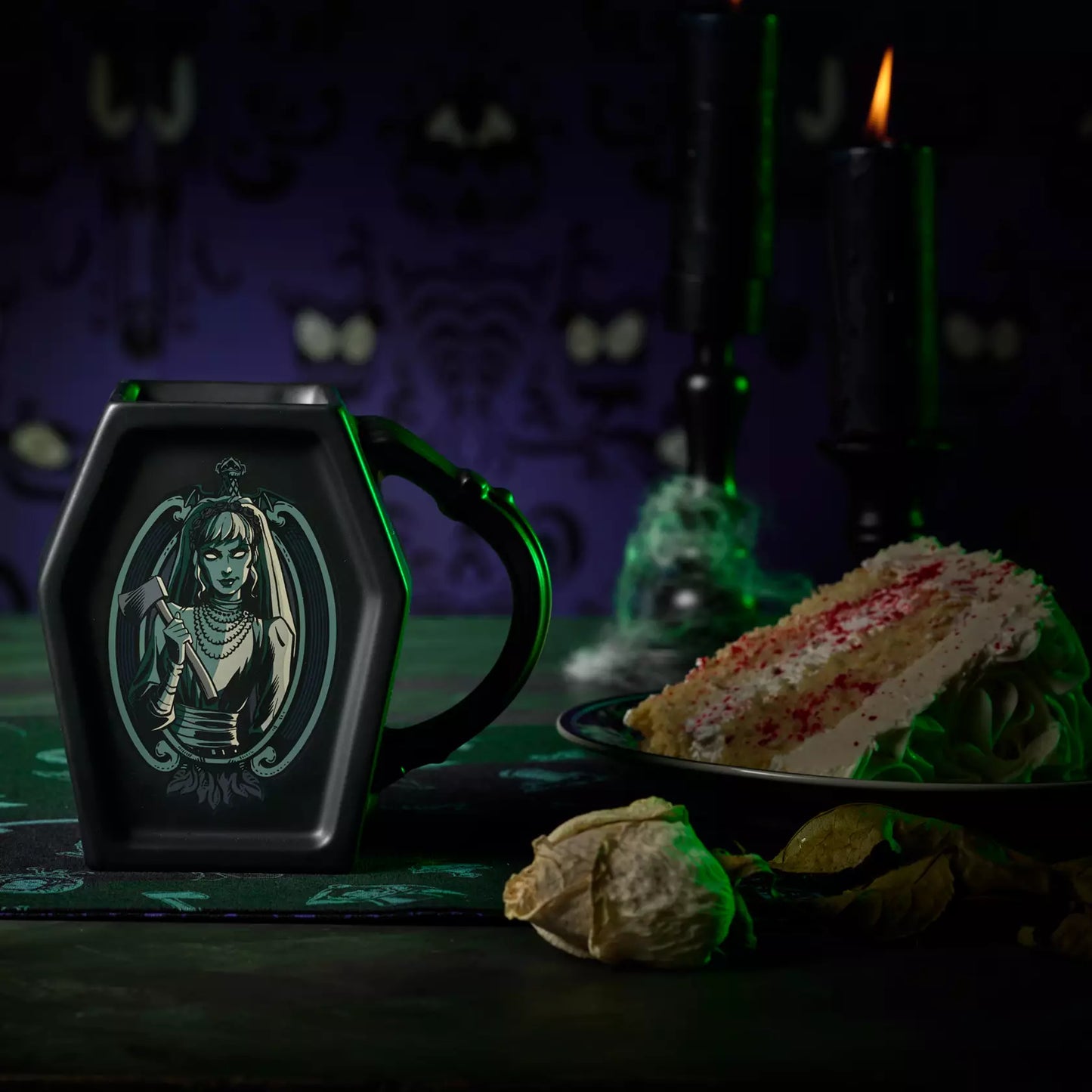 Disney Parks The Haunted Mansion Bride Coffin Mug