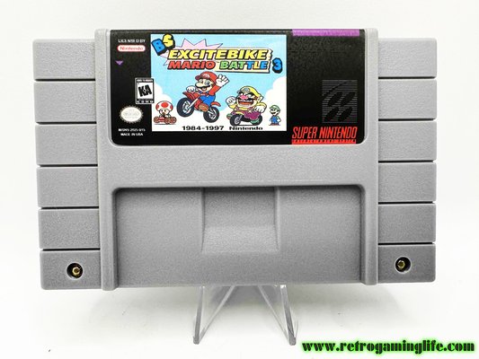 BS Excitebike: Mario Battle 3 (Super Nintendo Reproduction Game)