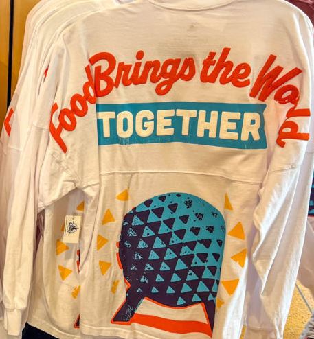 2023 Epcot Food And Wine Festival Spaceship Earth Disney Spirit Jersey Shirt XS-XXL