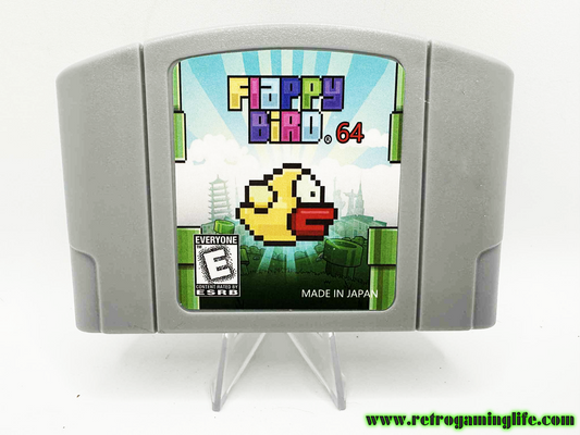 Flappy Bird 64 - Nintendo 64 Reproduction Cartridge