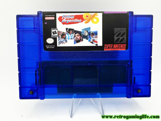 Fútbol Argentino ‘96 – Super Nintendo Reproduction Cartridge
