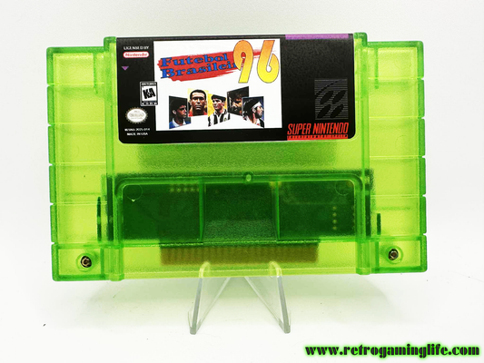 Futebol Brasileiro '96 – Super Nintendo Reproduction Cartridge