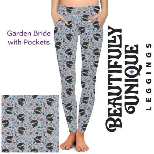 Garden Bride Pocket Leggings (Exclusive) - Spring High-quality Handcrafted Vibrant Leggings