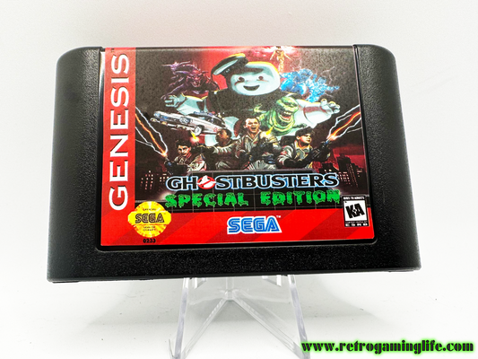 Ghostbusters Special Edition Sega Genesis Reproduction Video Game