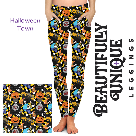 Halloween Town (Semi-Exclusive) - Pocket Leggings