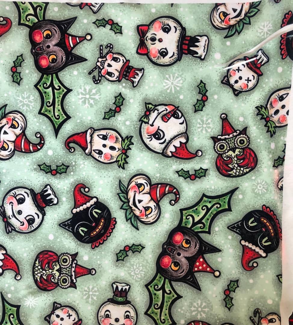 Spooky Christmas Mint (Johanna Parker Exclusive) - High-quality Handcrafted Vibrant Leggings