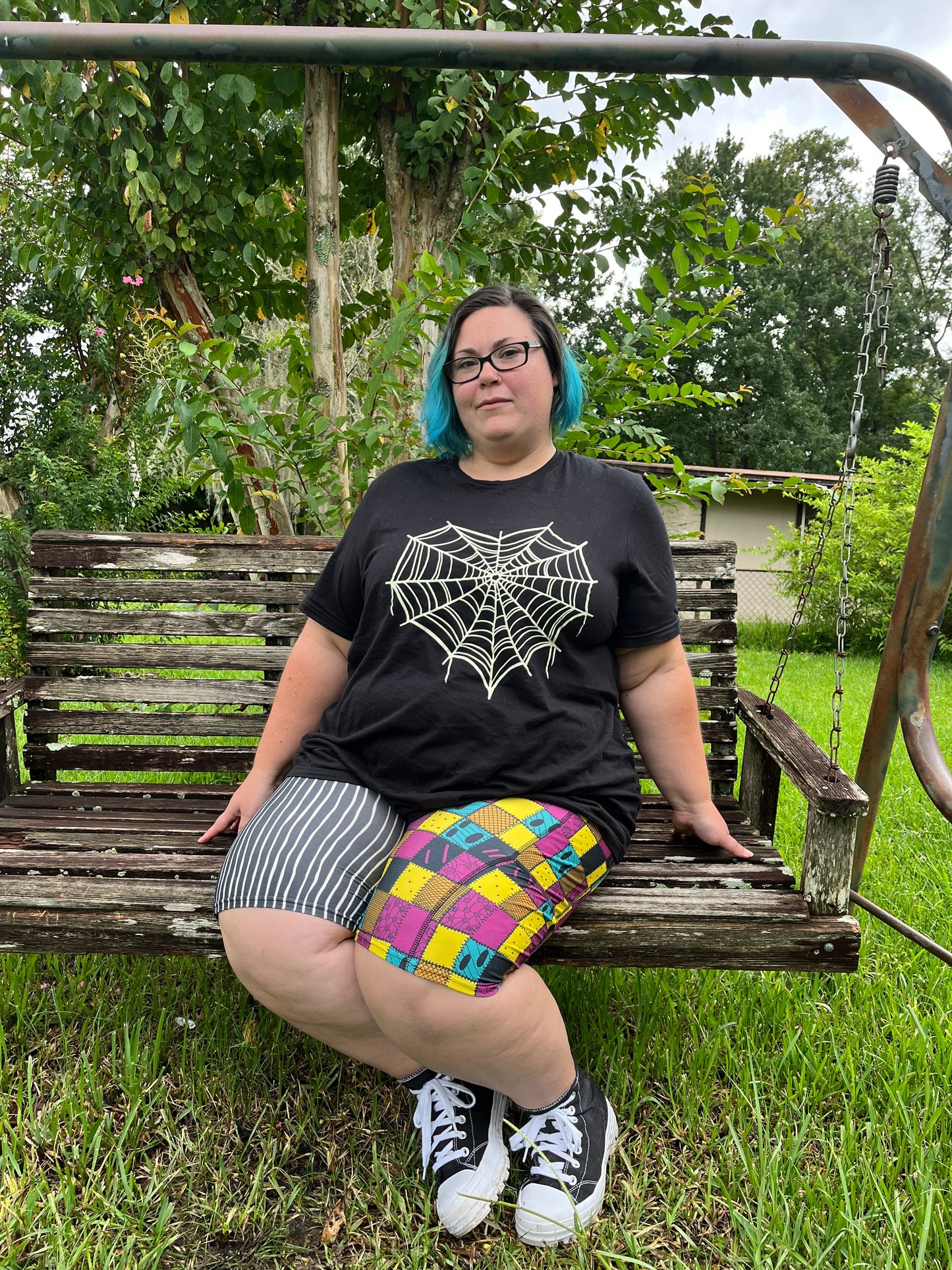 Jack & Sally Halloween Couple (Unique Exclusive) Pocket Biker Shorts - High-quality Handcrafted Vibrant Bike Shorts