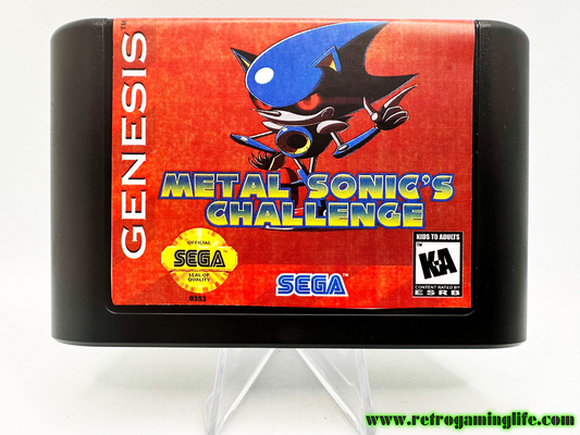 Metal Sonic's Challenge Sega Genesis Video Game Cart