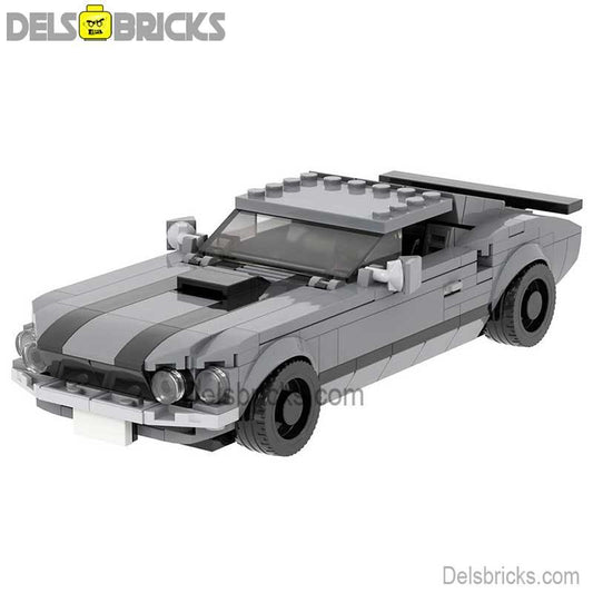 John Wick's Classic Mustang Toy car Lego Minifigures Custom Building Block Toys