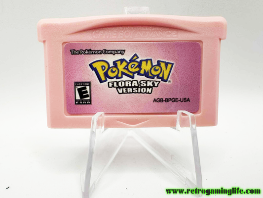 Pokémon Flora Sky Version (Game Boy Advance Reproduction Cartridge – Pink Edition)