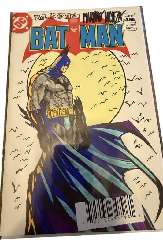 Batman (1940) #357C Facsimile Edition SIGNED & REMARKED