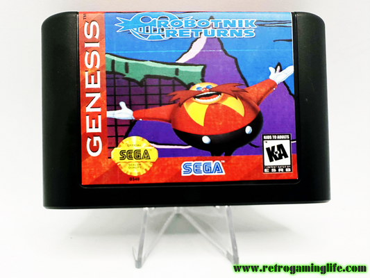 Robotnik Returns Sega Genesis Video Game Cart