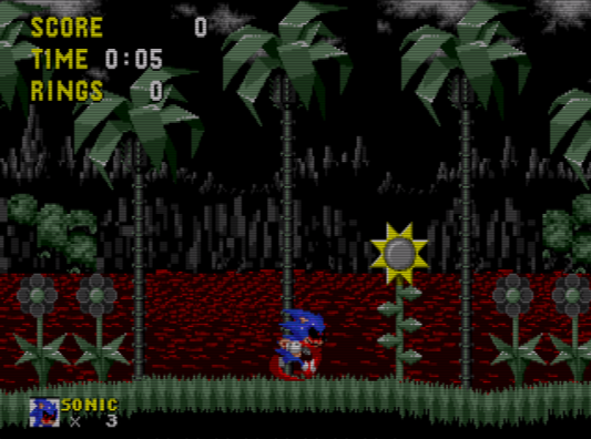 Sonic.exe the Demon Sega Genesis Video Game Cart