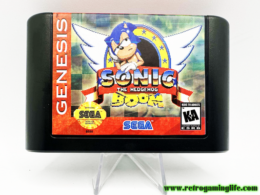 Sonic Boom Sega Genesis Video Game Cart