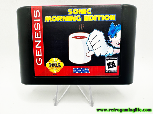 Sonic Morning Edition – Custom Sega Genesis Reproduction Cartridge