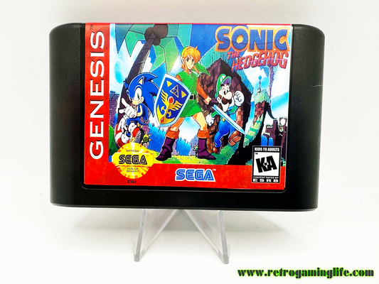 Sonic the Hedgehog Character Pack Sega Genesis Video Game Cart