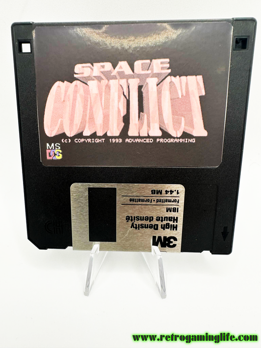 Space Conflict Repro Floppy PC Game