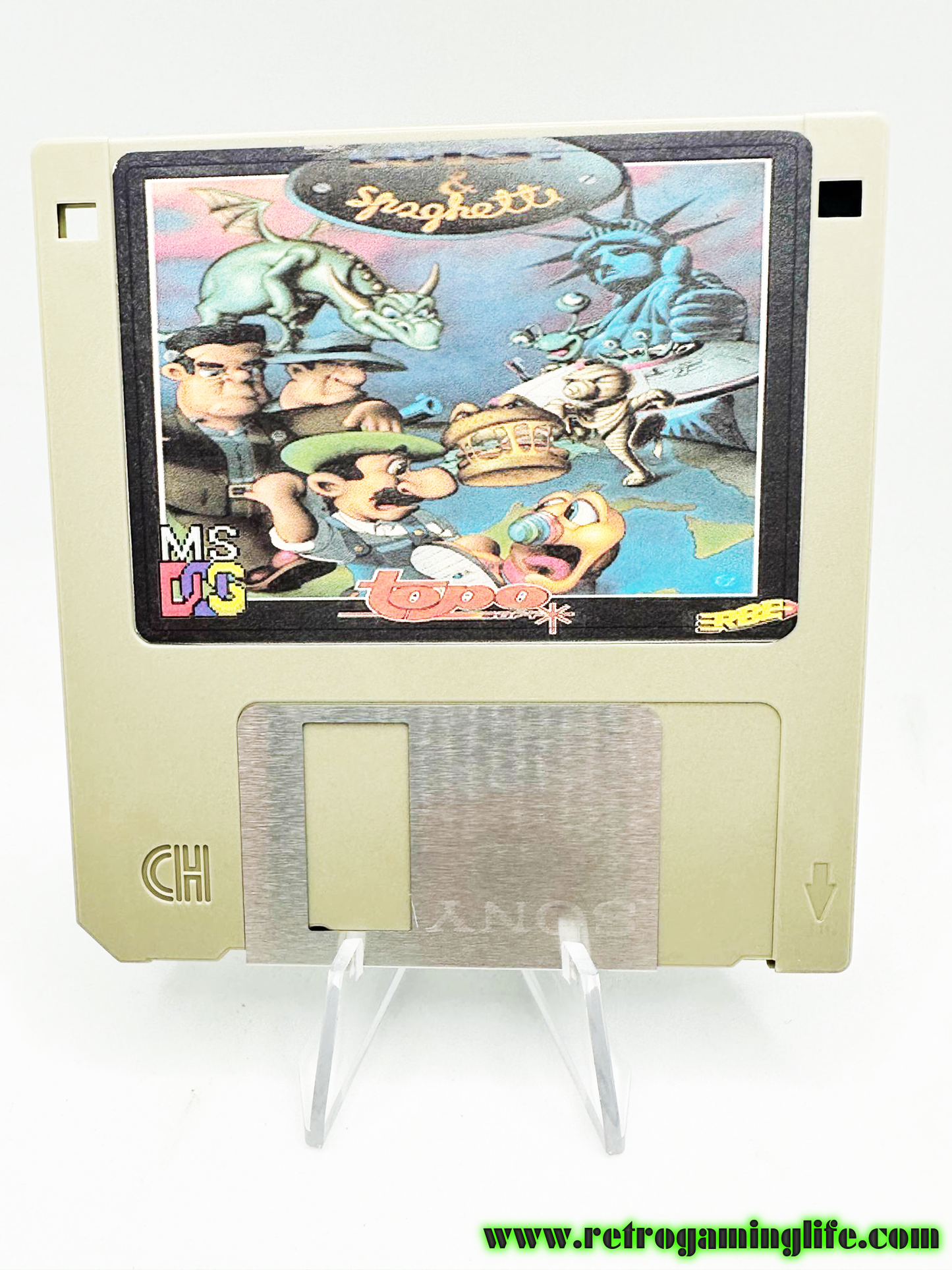 Luigi & Spaghetti Repro Floppy PC Game