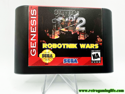 Streets of Rage 2: Robotnik Wars (Sega Genesis Reproduction Cart)
