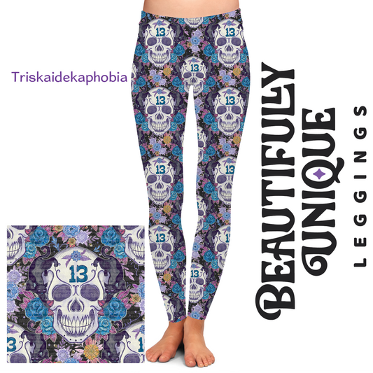 Triskaidekaphobia (Exclusive) - High-quality Handcrafted Vibrant Leggings
