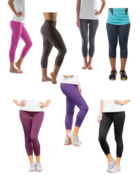 Solid Capri - High-quality Handcrafted Vibrant Leggings