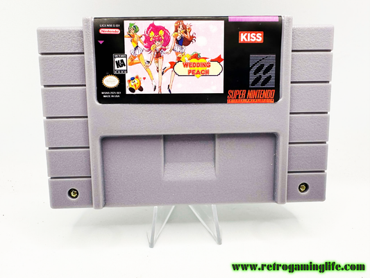 Wedding Peach English Translated SNES Video Game Cart
