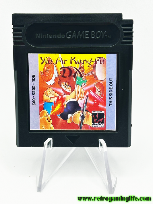Yie Ar Kung-Fu DX – Game Boy Reproduction Cartridge