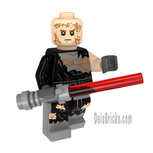 Anakin Skywalker Burned Vader Lego Minifigures