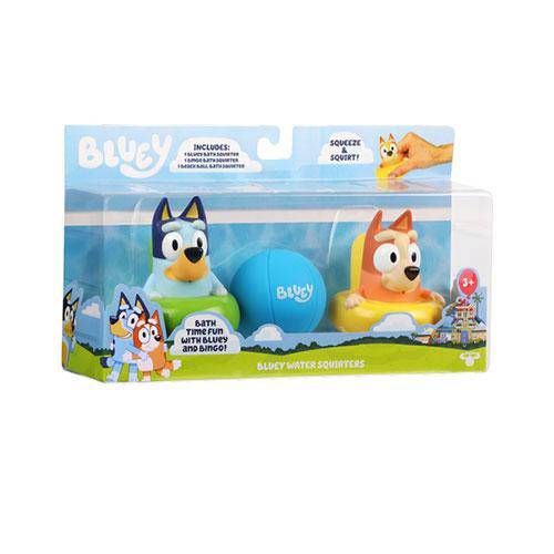 Bath Time Fun with Bluey & Bingo - Bluey Bath Squirters 3 Pack