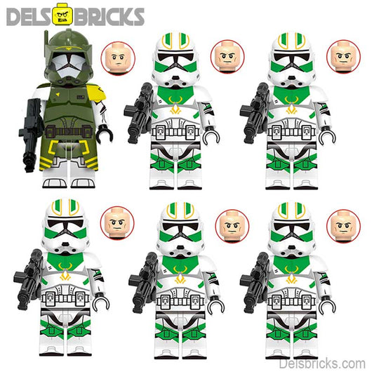 Dooms's Unit Horn Company Set of 6 Lego Star Wars Minifigures custom toys