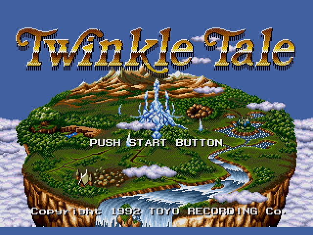 Twinkle Tale Shoot 'Em Up Style Game Sega Genesis