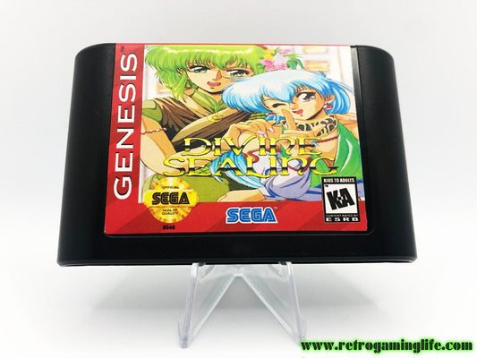 Divine Sealing Adult Shoot &#39;em Up Sega Genesis Game