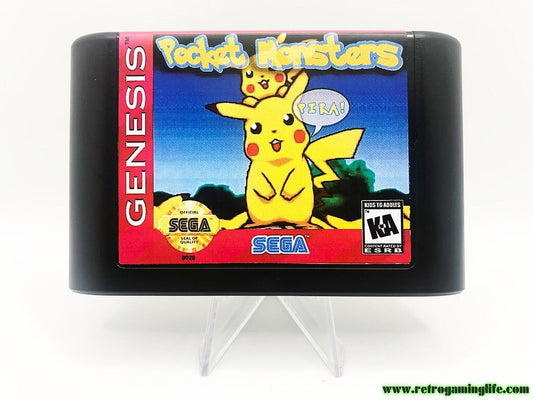 Pokemon Pikachu Adventure Sega Genesis Game