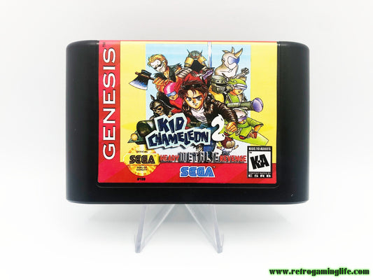 Kid Chameleon 2 Heady Metal&#39;s Revenge Sega Genesis Game Cart