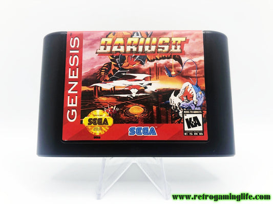 Darius 2 Sega Genesis Game Shoot 'em up