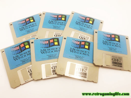 Windows 3.11 Installation Floppy Disk Lot
