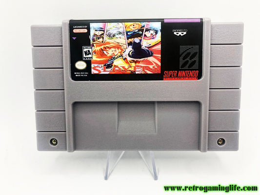 Slayers RPG SNES Anime Fully English Translated Game Cart