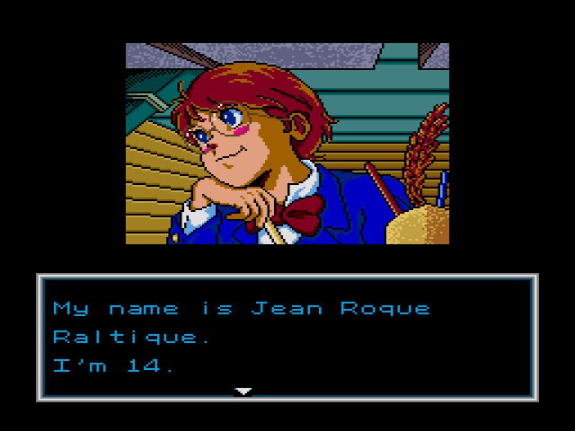 Nadia The Secret of the Blue Water Genesis Repro Game Cart English