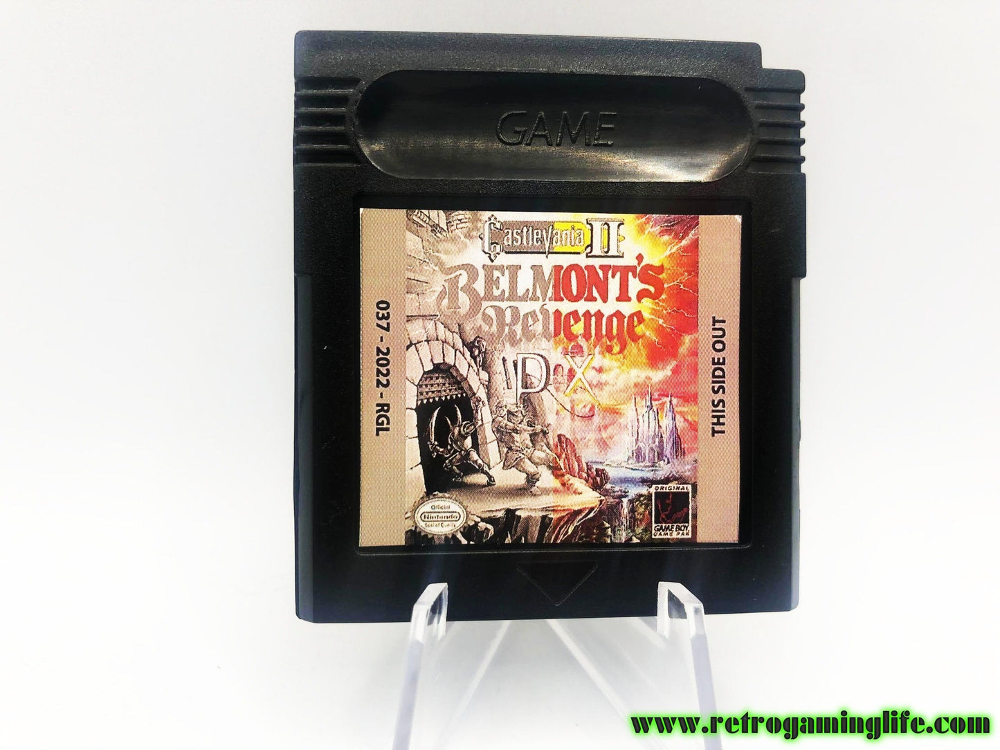 Castlevania 2 Belmont&#39;s Revenge DX Gameboy Color Game Cart Repro