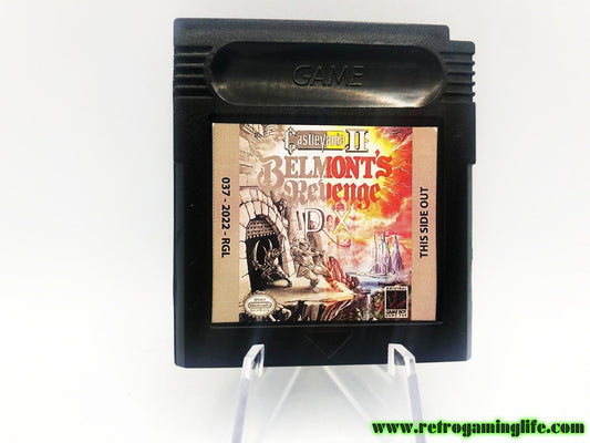 Castlevania 2 Belmont&#39;s Revenge DX Gameboy Color Game Cart Repro