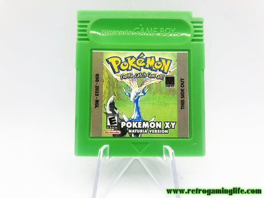 Pokemon Naturia X/Y Version Repro Gameboy Game Cart