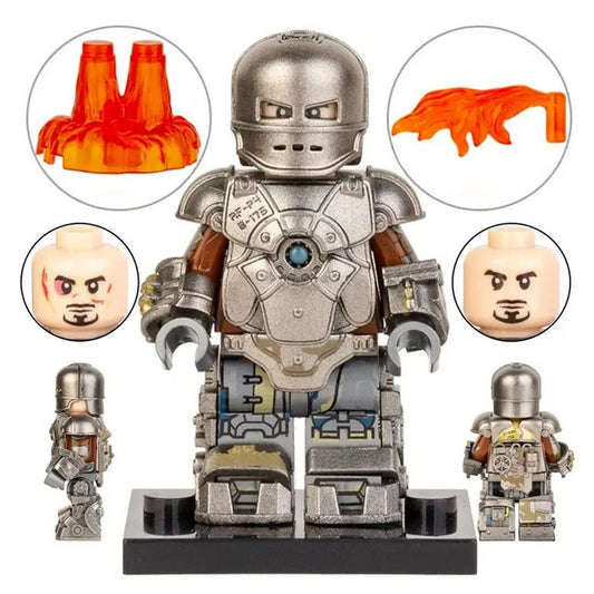 Iron Man Mark 1 First Ironman Suit lego Minifigures Custom Toys