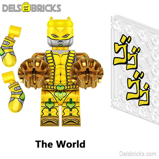 The World Jojo's Bizarre Adventure Anime Lego Minifigures custom toys