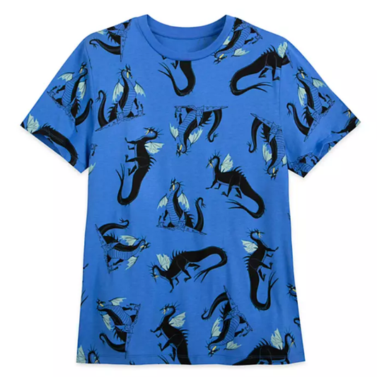 Disney Parks Maleficent Dragon All Over Print Shirt - Adult