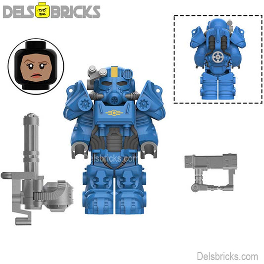 Fallout T60 Power Armor Lego Minifigures Custom video Game Toys 2-2